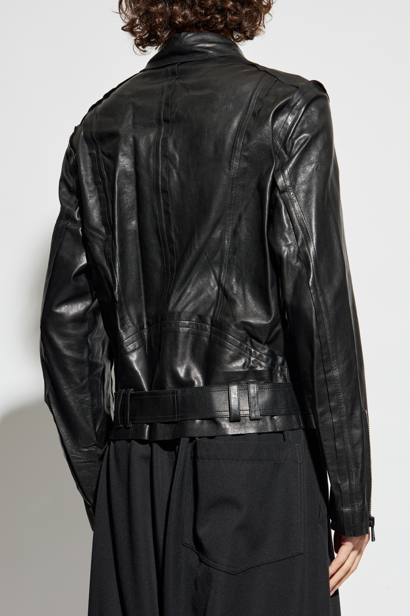レザージャケット・コート BALMAIN FW25 Leather Jacket (FF1SI630LD63 0PA) Balmain Leather biker jacket available on SUGAR - 193912